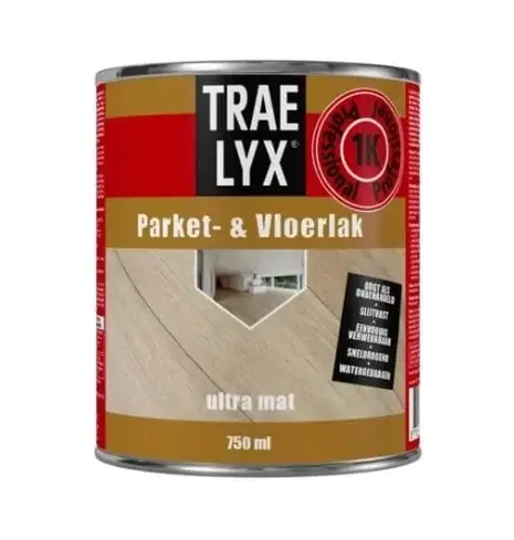 Trae-lyx Parket- en Vloerlak Ultra-Mat-750 ML Lage Kosten