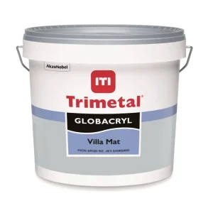 Direct Verzonden Trimetal Globacryl Villa Mat | Extra Matte Gevelverf-5 LTR - Wit