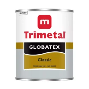 Exclusieve Aanbieding Trimetal Globatex Classic | Zijdeglans Muurverf-1 LTR - Wit