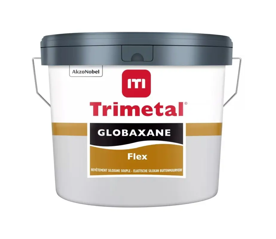 Trimetal Globaxane Flex | Scheuroverbruggende Gevelverf-5 LTR - Wit Betrouwbaar