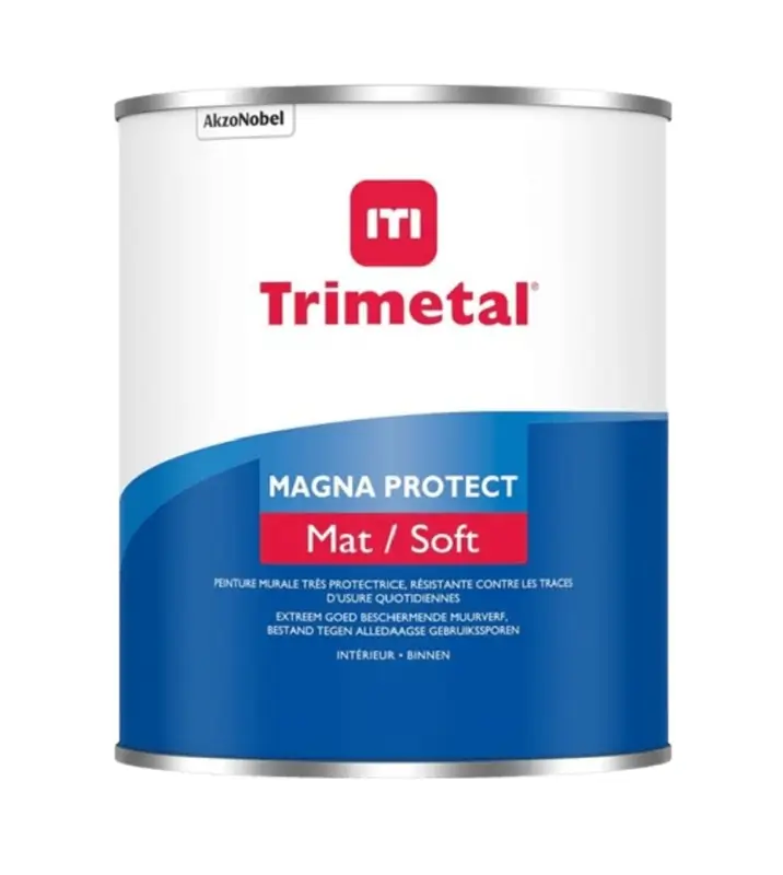 Trimetal Magna Protect | Matte Reinigbare Muurverf-1 LTR - Wit Goedkoop