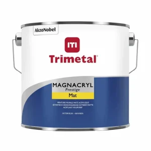 Superprijs Trimetal Magnacryl Prestige Mat | Matte Muurverf-2,5 LTR - Wit
