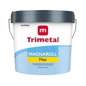Laatste Kans Trimetal Magnaroll Mat | Matte Muurverf-5 LTR - Wit