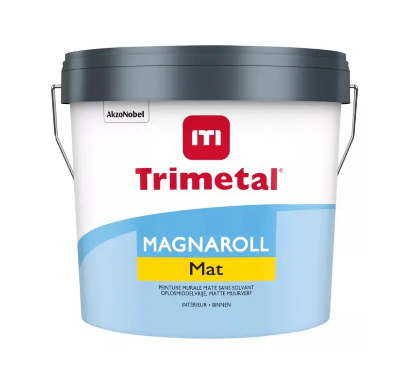 Laatste Kans Trimetal Magnaroll Mat | Matte Muurverf-5 LTR - Wit