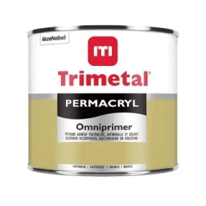 Direct Beschikbaar Trimetal Permacryl Omniprimer | Grondverf Binnen & Buiten-500 ML - Wit