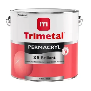 Trimetal Permacryl XR Brillant | Hoogglans Lakverf Binnen-1 LTR - Wit Superprijs