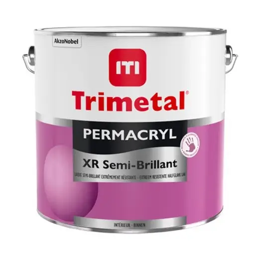 Trimetal Permacryl XR Semi Brillant | Halfglans Lakverf-1 LTR - Wit Betrouwbaar