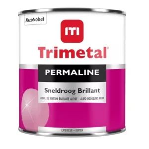 Meest Verkocht Trimetal Permaline Sneldroog Brillant | Sneldrogende Hoogglans Lakverf Buiten-1 LTR - Wit