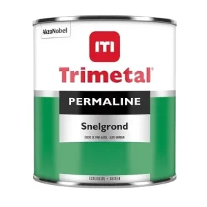 Meest Verkocht Trimetal Permaline Snelgrond | Sneldrogende Grondverf Buiten-1 LTR - Wit