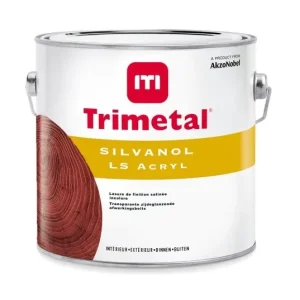 Exclusieve Aanbieding Trimetal Silvanol LS Acryl | Transparante Zijdeglans Beits-2,5 LTR - Kleurloos