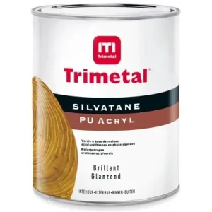 Trimetal Silvatane PU Acryl Brillant | Hoogglans Blanke Lak-1 LTR - Kleurloos Beste Prijs