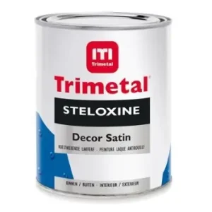 Snelle Levering Trimetal Steloxine Decor Satin | Zijdeglans Eén-pot-systeem-1 LTR - Wit