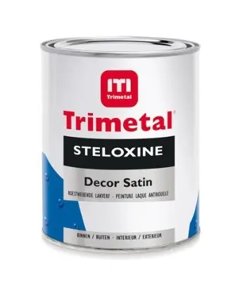 Snelle Levering Trimetal Steloxine Decor Satin | Zijdeglans Eén-pot-systeem-1 LTR - Wit