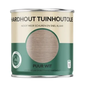 Tuinhoutolie Hardhout Puur Wit-750 ML Nieuw