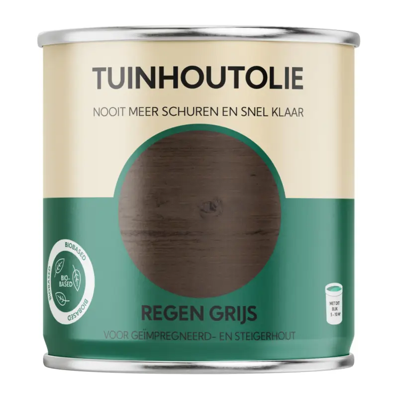 Voordeelprijs Tuinhoutolie Regen Grijs-750 ML