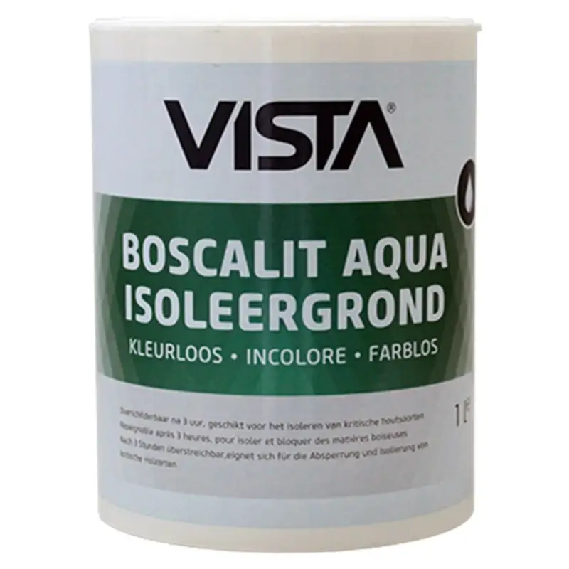 Meest Verkocht Vista Boscalit Aqua Transparant | Isolerende Grondverf Binnen-1 LTR