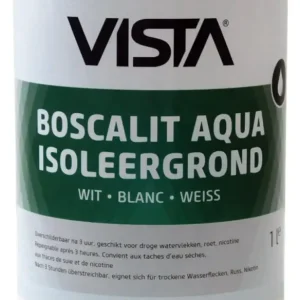 Fabrieksprijs Vista Boscalit Aqua Wit | Isolerende Grondverf Binnen-1 LTR
