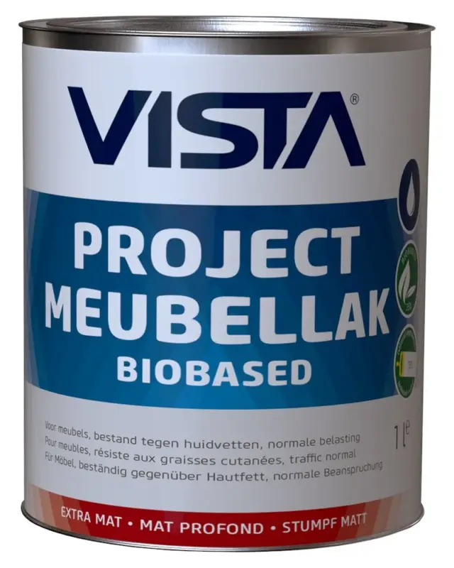 Rechtstreeks Van De Fabrikant Vista Project Meubellak Biobased Extra Mat-1 LTR