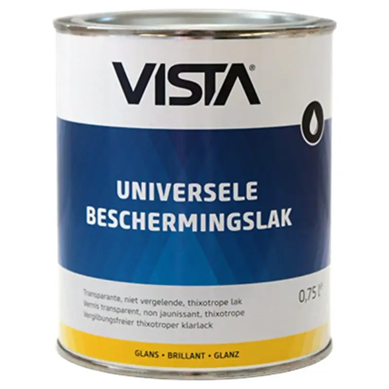 Vista Universele Beschermingslak Hoogglans Blank-750 ML Snelle Levering