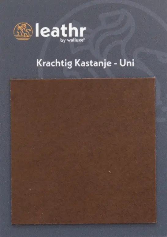 Walluxe Leathr Krachtig Kastanje Uni Proefstaal-1 ST Exclusieve Aanbieding