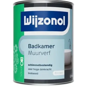 Wijzonol Badkamer Muurverf-1 LTR - Wit Finale Uitverkoop