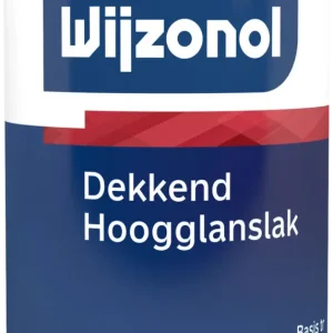 Wijzonol Dekkend Hoogglans | Lakverf Buiten-500 ML - Wit Finale Uitverkoop