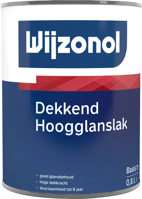 Wijzonol Dekkend Hoogglans | Lakverf Buiten-500 ML - Wit Finale Uitverkoop