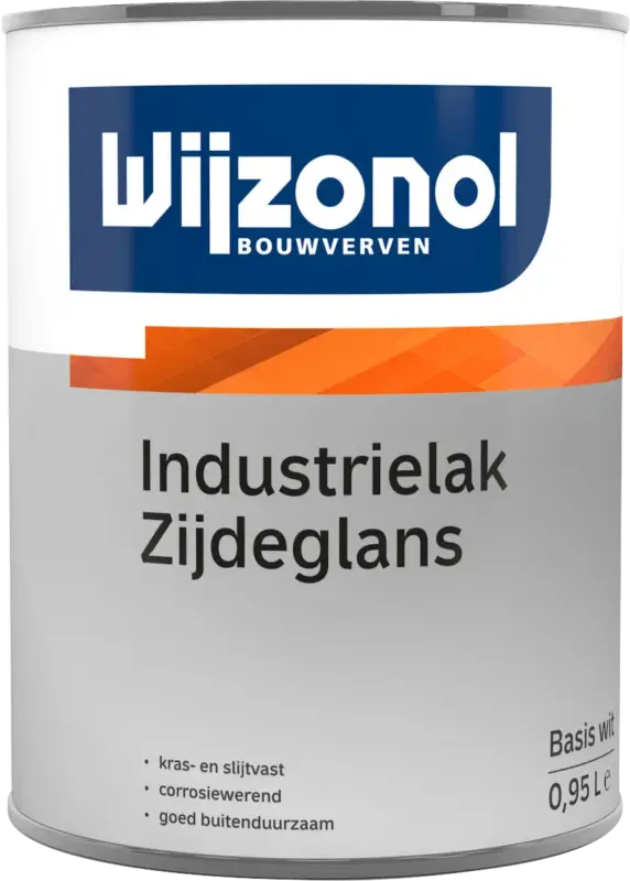 Wijzonol Industrielak Zijdeglans | Lakverf Buiten-500 ML - Wit Must-Have