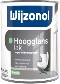 Wijzonol Hoogglanslak Terpentineverdunbaar | Lakverf Binnen-250 ML - Wit Beste Prijs