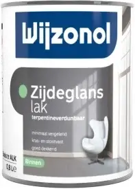 Nu Kopen Wijzonol Zijdeglanslak Terpentineverdunbaar | Lakverf Binnen-250 ML - Wit
