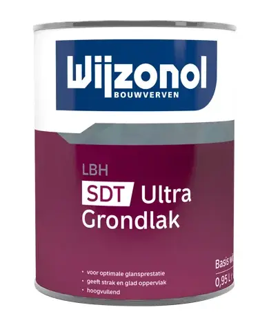 Wijzonol LBH SDT Ultra Grondlak | Grond- en Voorlak Buiten-500 ML - Wit Dagaanbieding