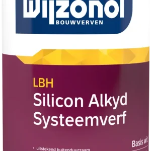 Wijzonol LBH Silicon Alkyd Systeemverf | Halfglanzend Eén-pot-systeem-500 ML - Wit Meest Verkocht
