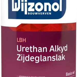 Wijzonol LBH Urethan Alkyd Zijdeglanslak | Zijdeglans Buitenlak-500 ML - Wit Must-Have