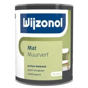 Shop Nu Wijzonol Muurverf Mat-1 LTR - Wit