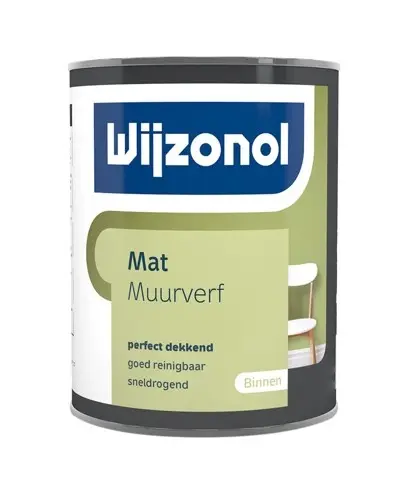Shop Nu Wijzonol Muurverf Mat-1 LTR - Wit