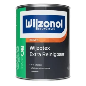 Wijzonol Wijzotex Extra Reinigbaar-1 LTR - Wit Weekendaanbieding