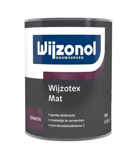 Seizoensaanbieding Wijzonol Wijzotex Mat-1 LTR - Wit