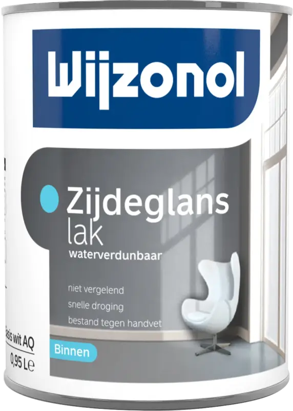 Wijzonol Zijdeglanslak Waterverdunbaar| Lakverf Binnen-500 ML - Wit Hete Deal