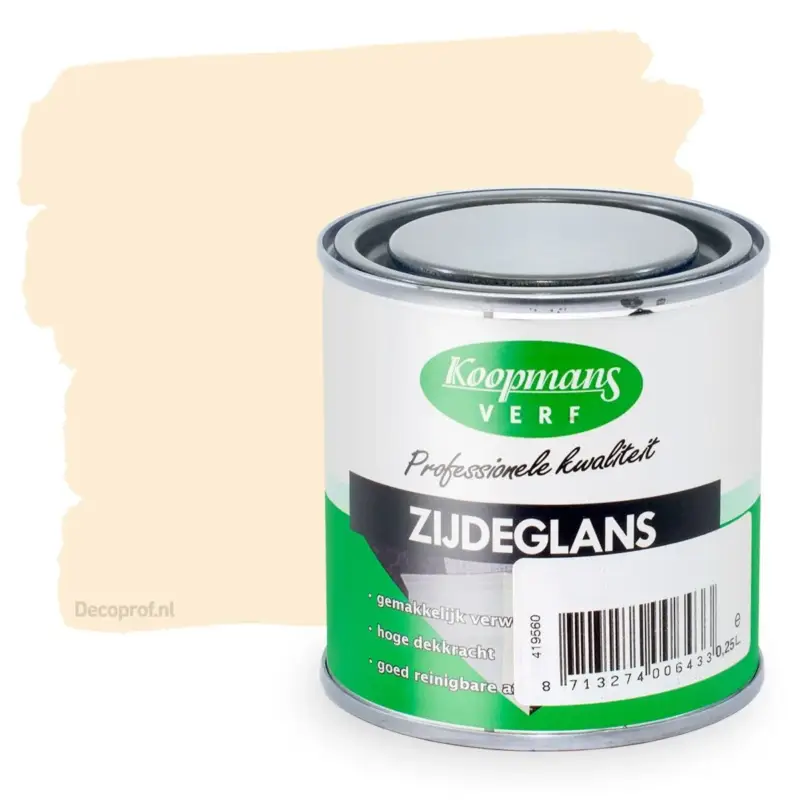 Aanbieding Koopmans Zijdeglans 302 Roomwit-250 ML