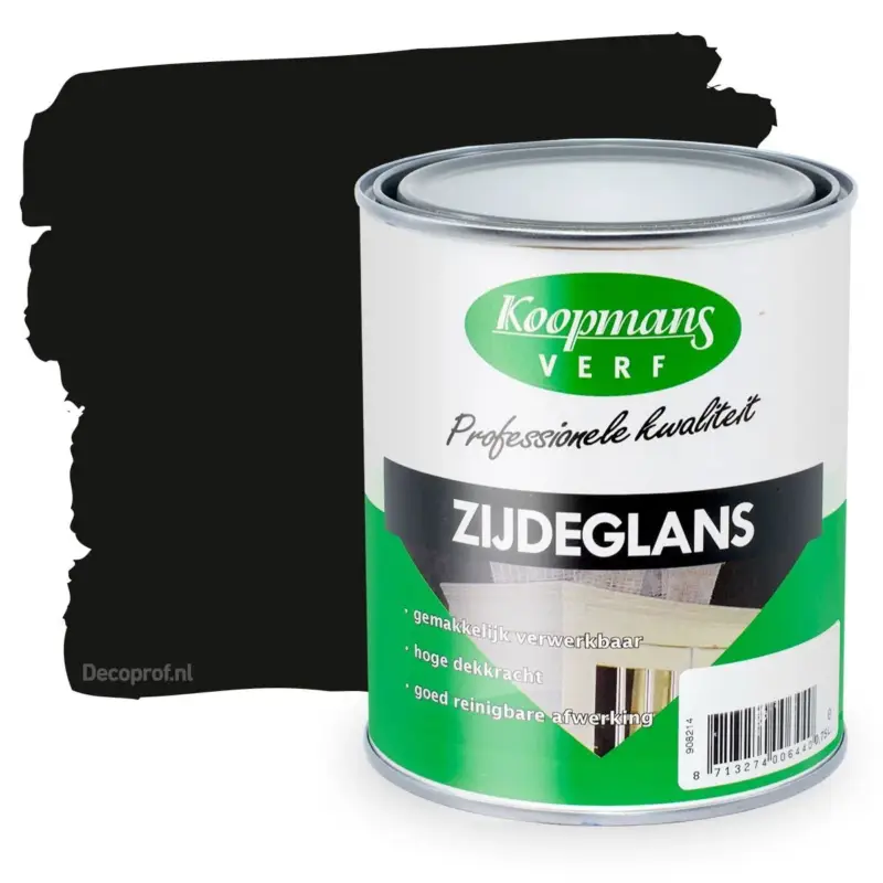 Koopmans Zijdeglans 374 Zwart-250 ML Weekendaanbieding