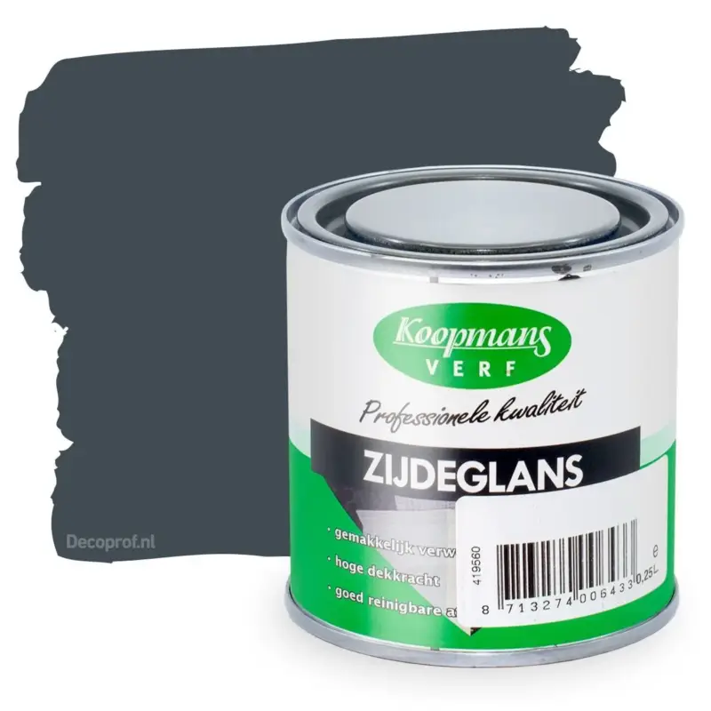 Goedkoop Koopmans Zijdeglans 489 Antraciet-250 ML
