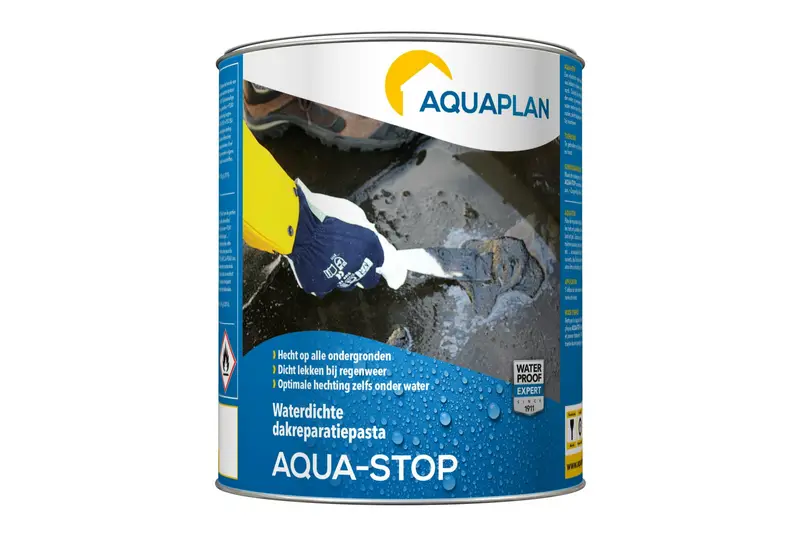 AQUAPLAN AQUA STOP WATERDICHTE DAKREPARATIEPASTA Gecertificeerd