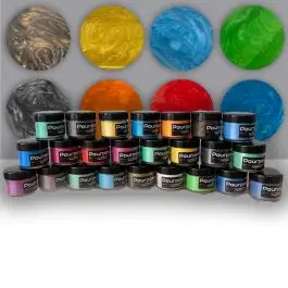 Voordeelprijs PourPoxy Metallic Pigment 24-delige set