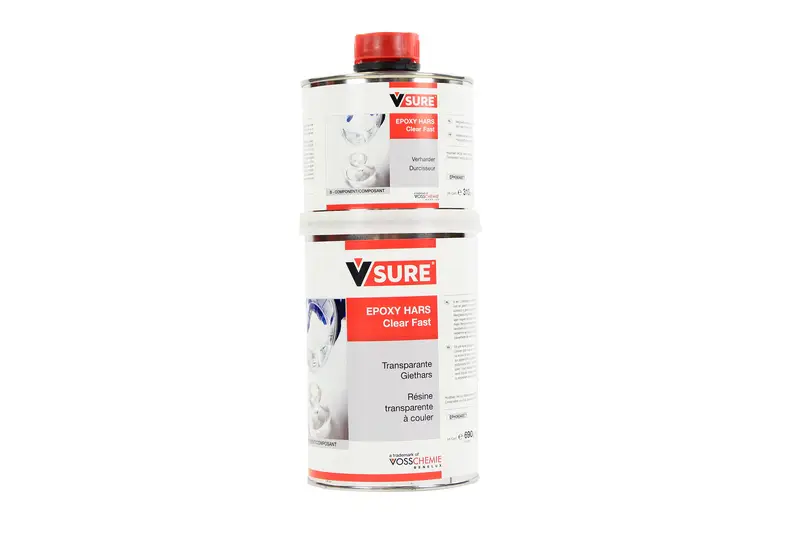 Voordeelprijs VOSSCHEMIE BENELUX EPOXY HARS CLEAR FAST SET A+B