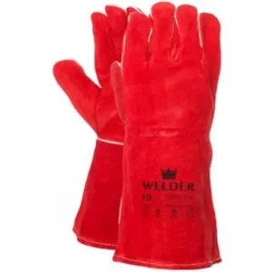 Flitsaanbieding MAJESTIC LASHANDSCHOEN VAN ROOD SPLITLEDER