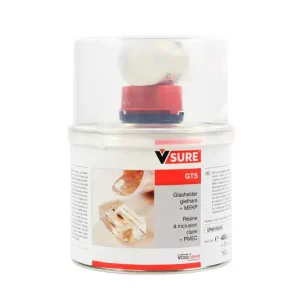 Favoriet VOSSCHEMIE BENELUX V-SURE GTS GLASHELDERE POLYESTER GIETHARS