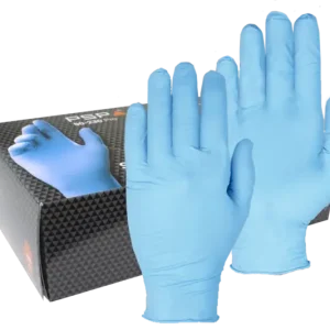 Koop Online NITRILE BLAUW LATEX VRIJ & POEDER VRIJ 100 STUKS
