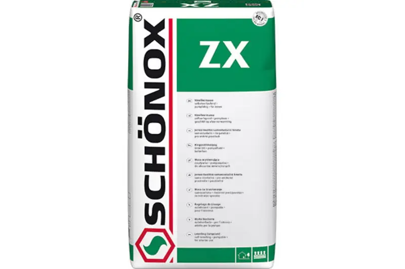 Gecertificeerd SCHONOX ZX EGALISEER- EN NIVELLEERMIDDEL