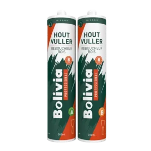 Tijdelijk Beschikbaar BOLIVIA HOUTVULLER EPOXY 2K 8 UUR