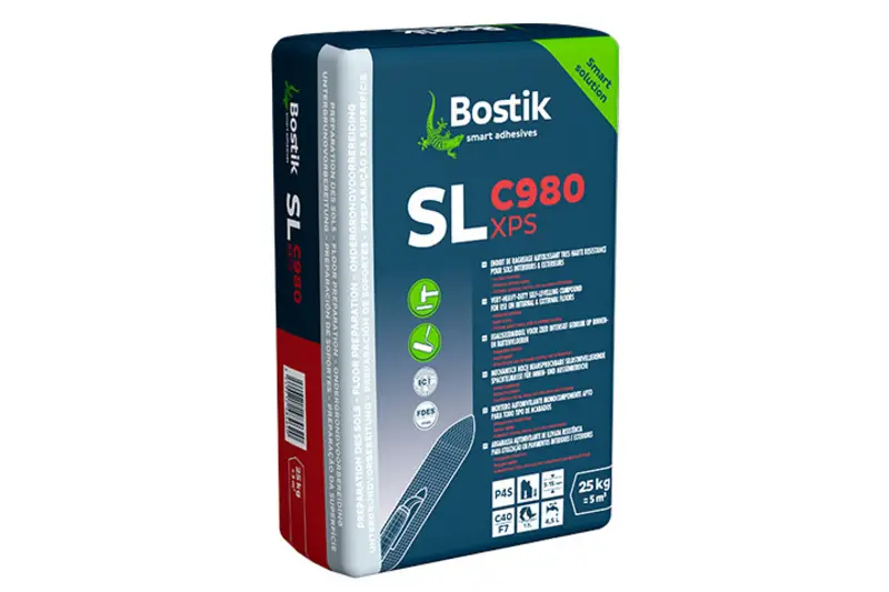 Op = Op BOSTIK SL C980 XPS EXTREEM STERKE EGALISATIEMORTEL